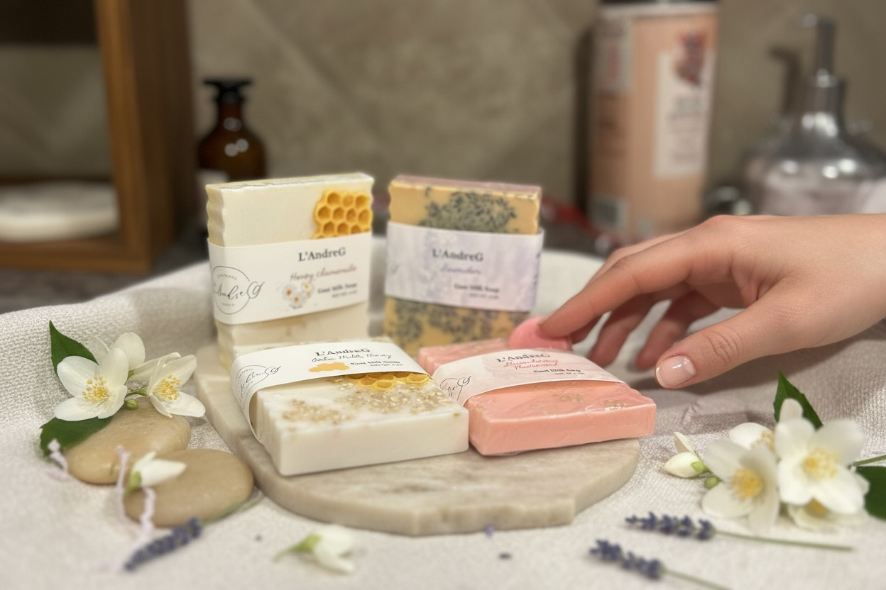 25 Pack Oatmeal Honey Goat Milk Soap – Wholesale Handmade Soap Bars