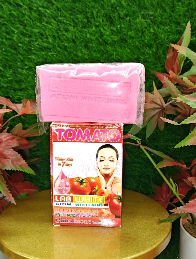 1× Bar Lab White Tomato Extract Atom Whitening Soap 7days