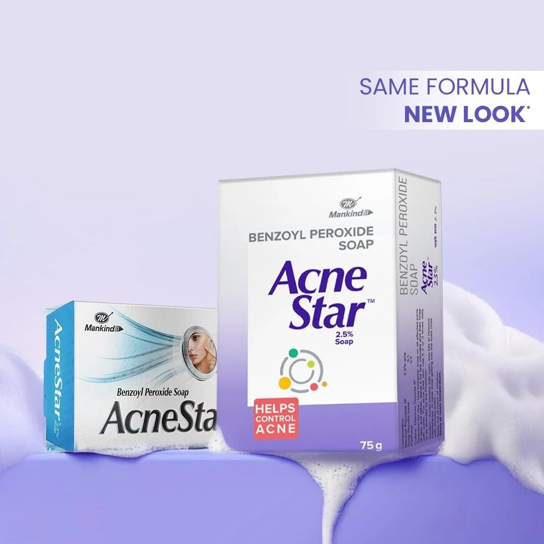 Mankind Acne Star Soap 75 gm Pack of 5