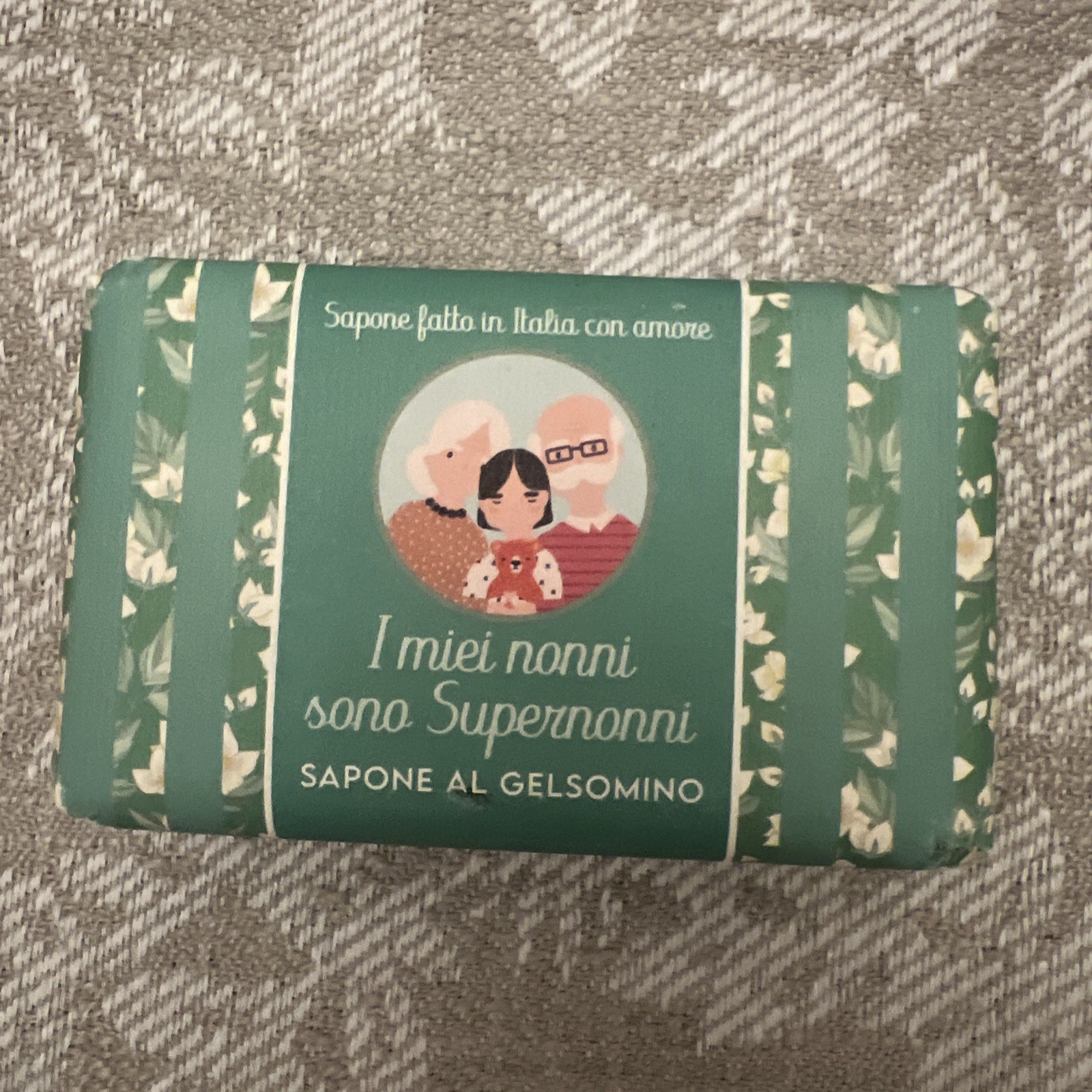 GELSOMINO/JASMIN/SAPONE/SOAP Made In Tuscany Italy 5.29 Oz (150G)