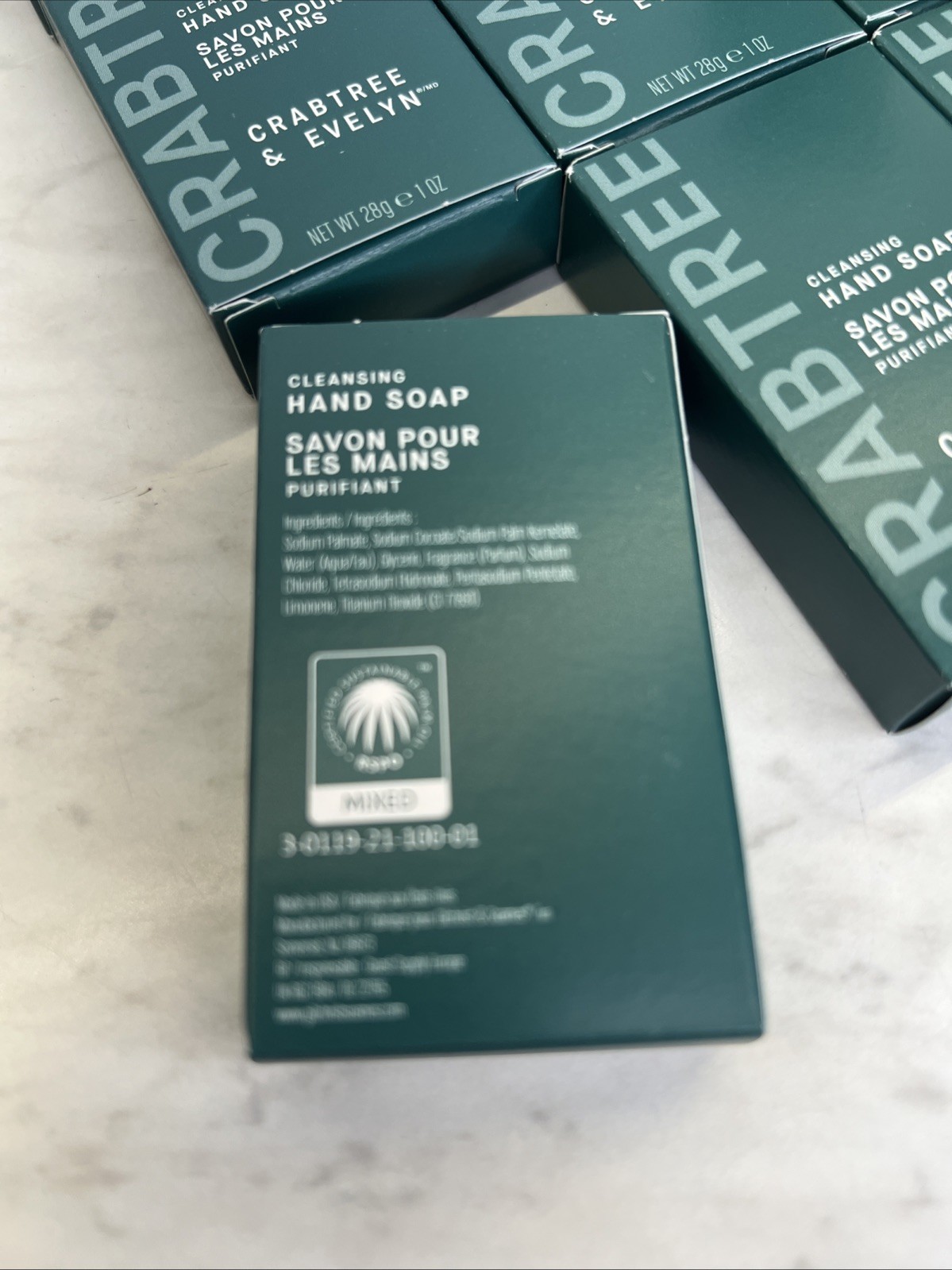 20X Crabtree & Evelyn Cleansing Hand Soap Bars 1 oz Travel Size .