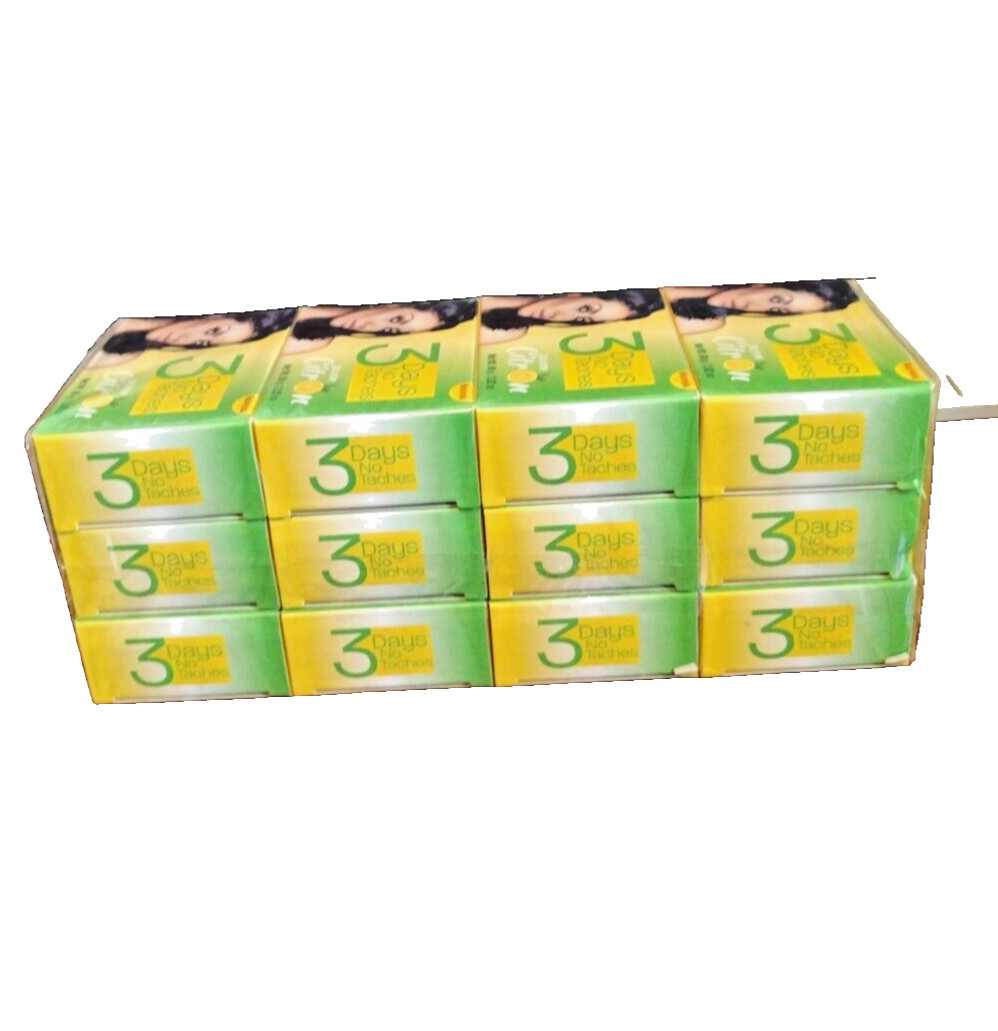 3 Days No Taches Bar Soap Lemon 80g / 2.82 oz Pack of 12