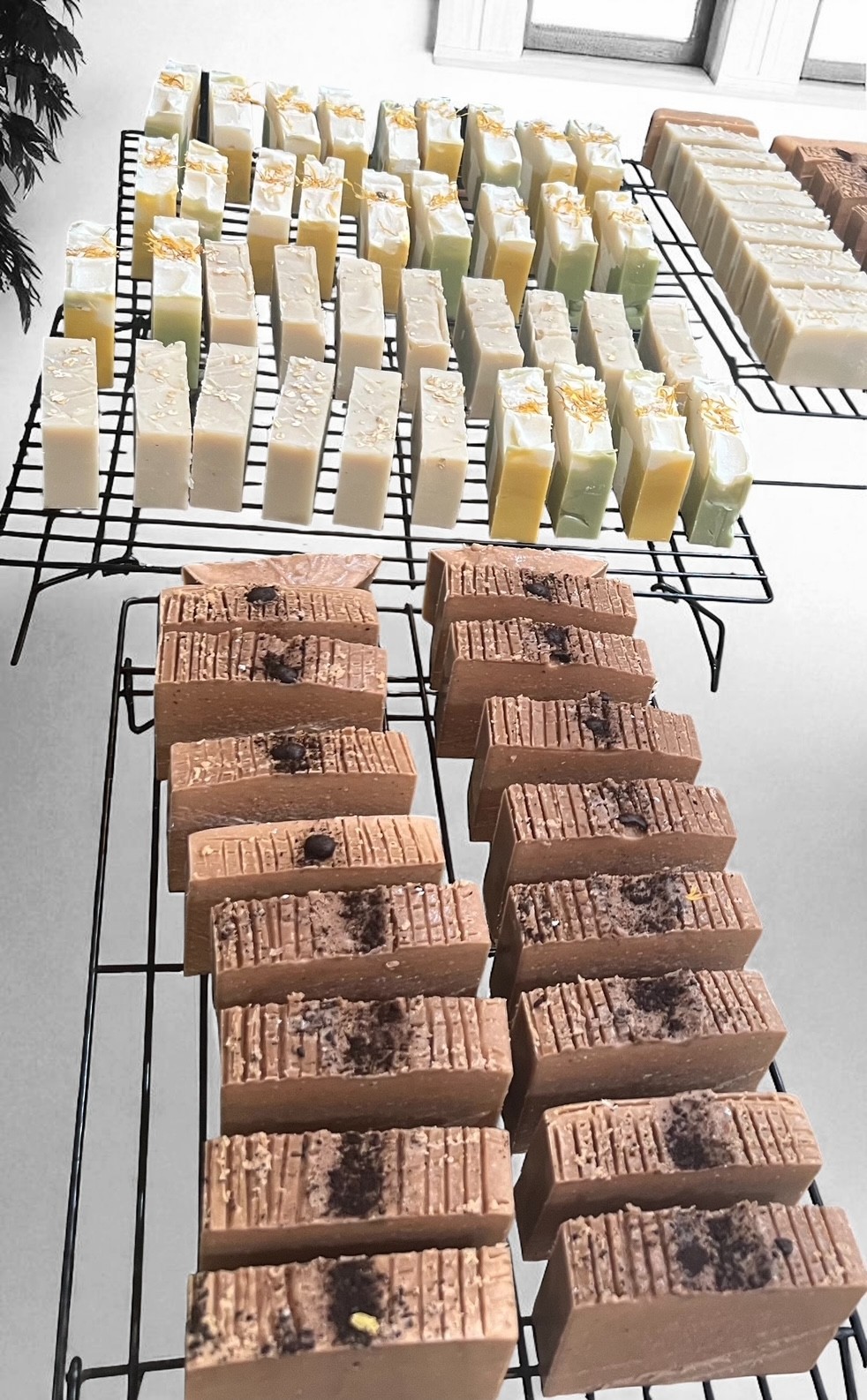 Handmade Cold Processed Milk Soap Bars, 2 Pack, Pick Scent, Free Ship