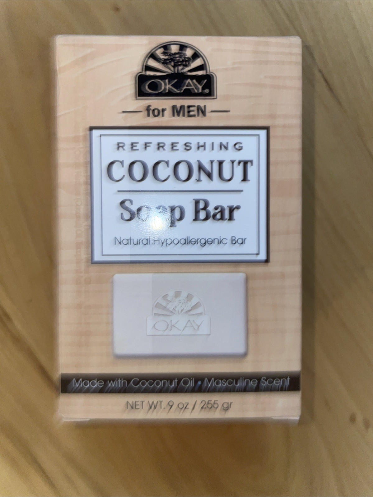 Okay For Men – Refreshing COCONUT Natural Soap Bar – 9oz