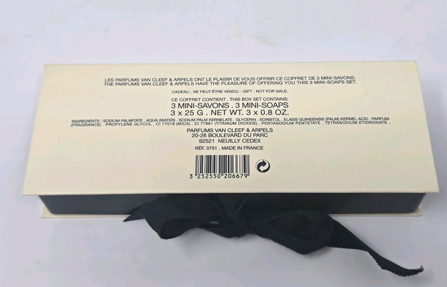 First Van Cleef & Arpels Perfumed Muni Soaps Discontinued (Set Of 3) Read*