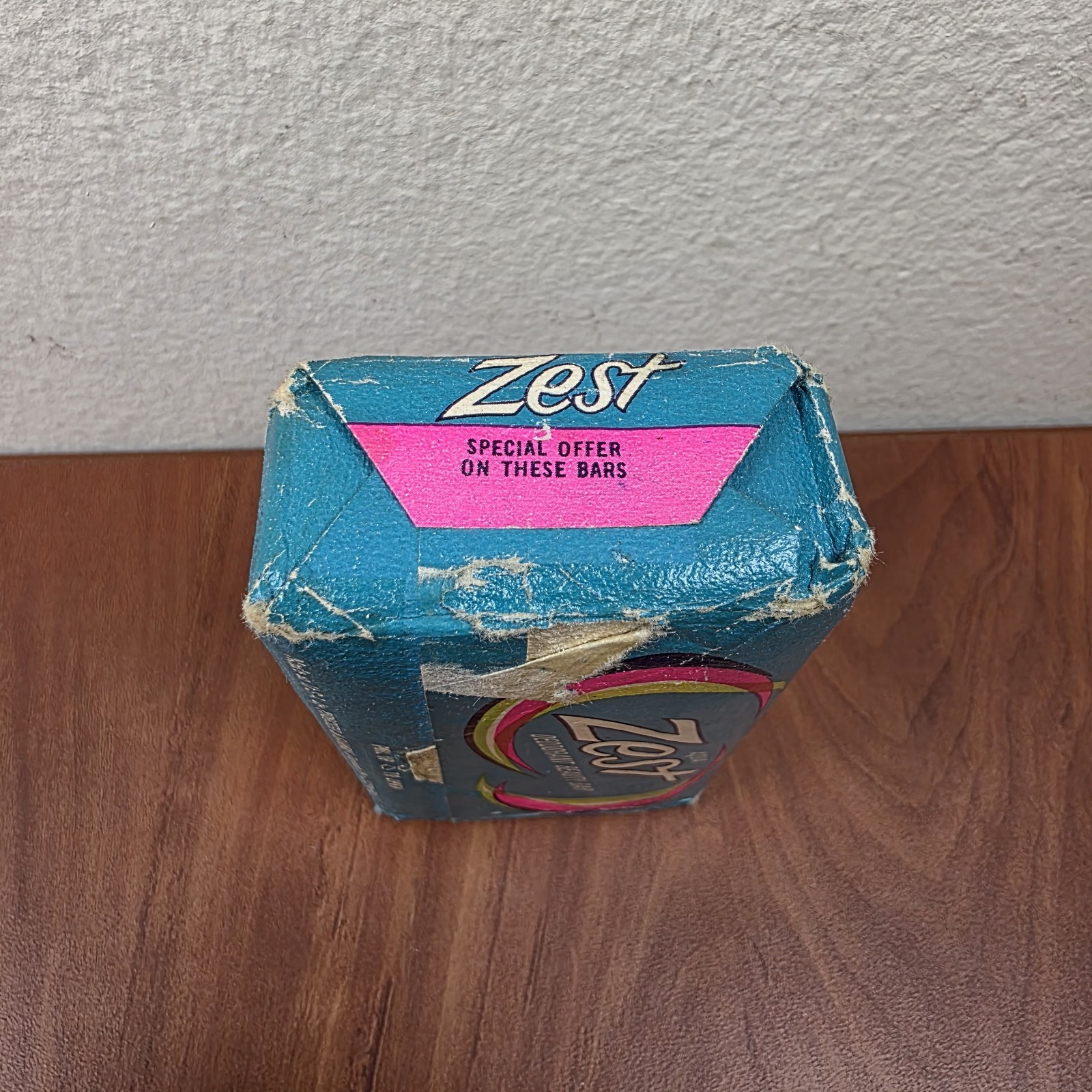 Vintage NOS Zest Aqua Deodorant Beauty Bar Soap 5.75oz Bath Size #A315