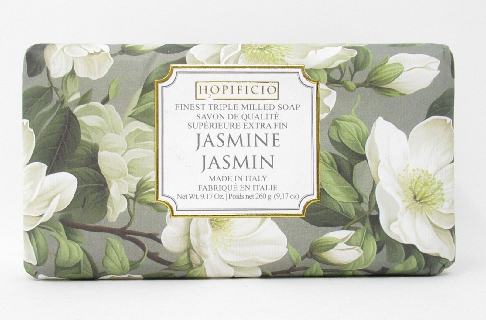 Hopificio Italian Luxury Bath Bar Soap Jasmine scented large 9.17 oz