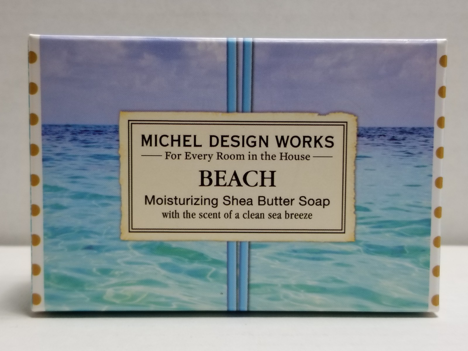 Michel Design Works BEACH Moisturizing Shea Butter Soap Bar Scent Sea Breeze New