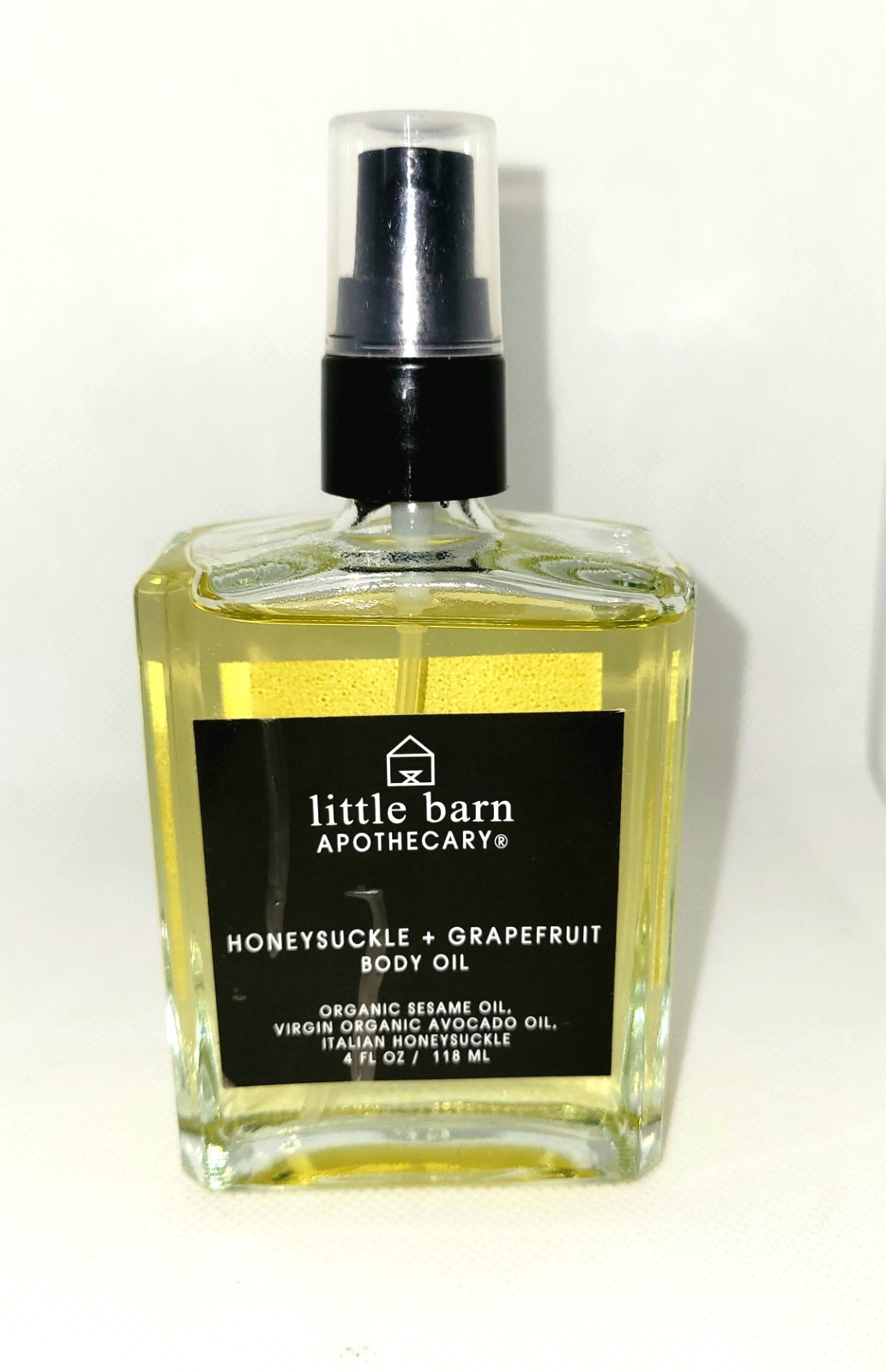 LITTLE BARN APOTHECARY ♡ Honeysuckle & Grapefruit Body Oil Skin Bath 4 oz New