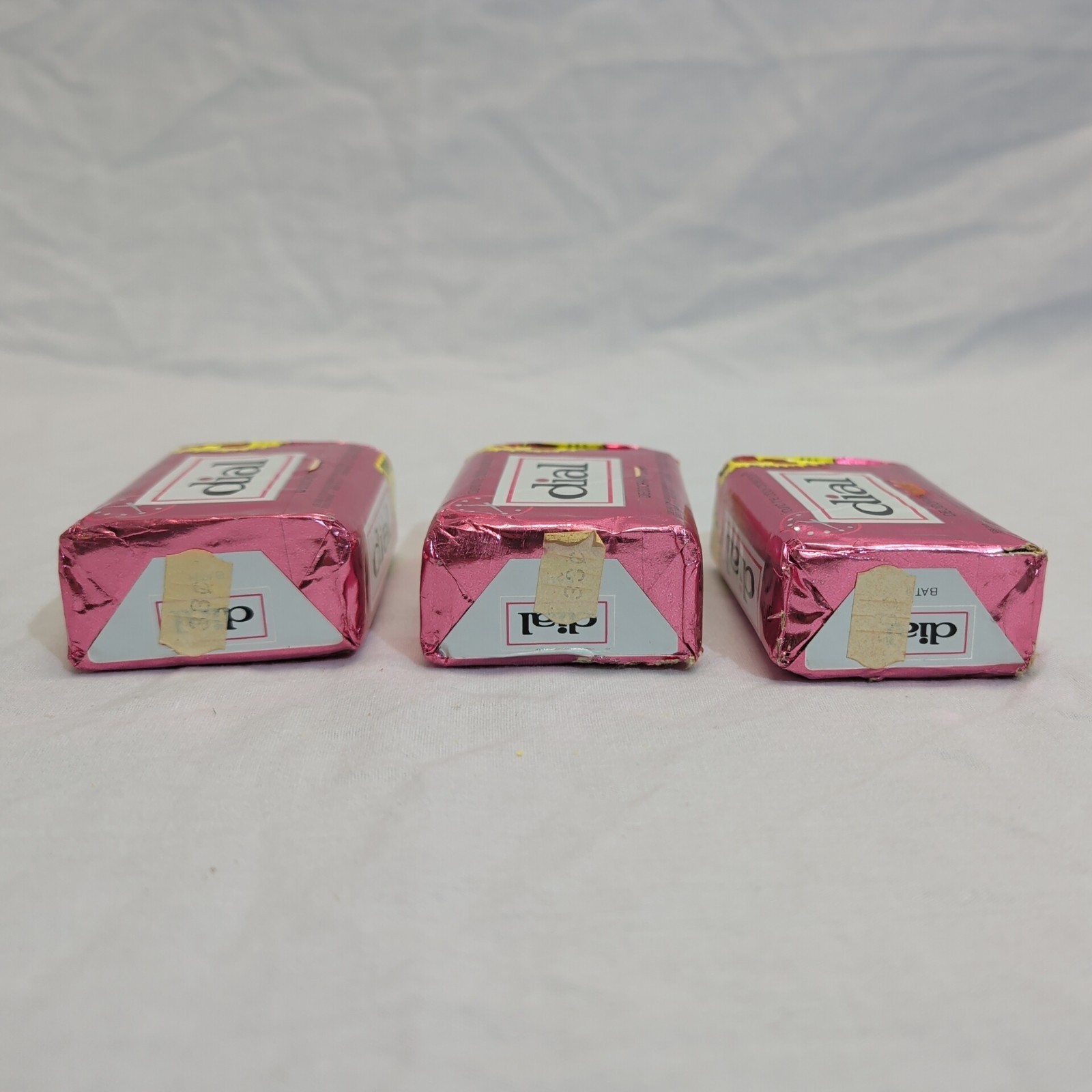 Lot of 3 Dial Bath Size Deodorant Beauty Bar Soap 5 OZ Vintage NOS Pink