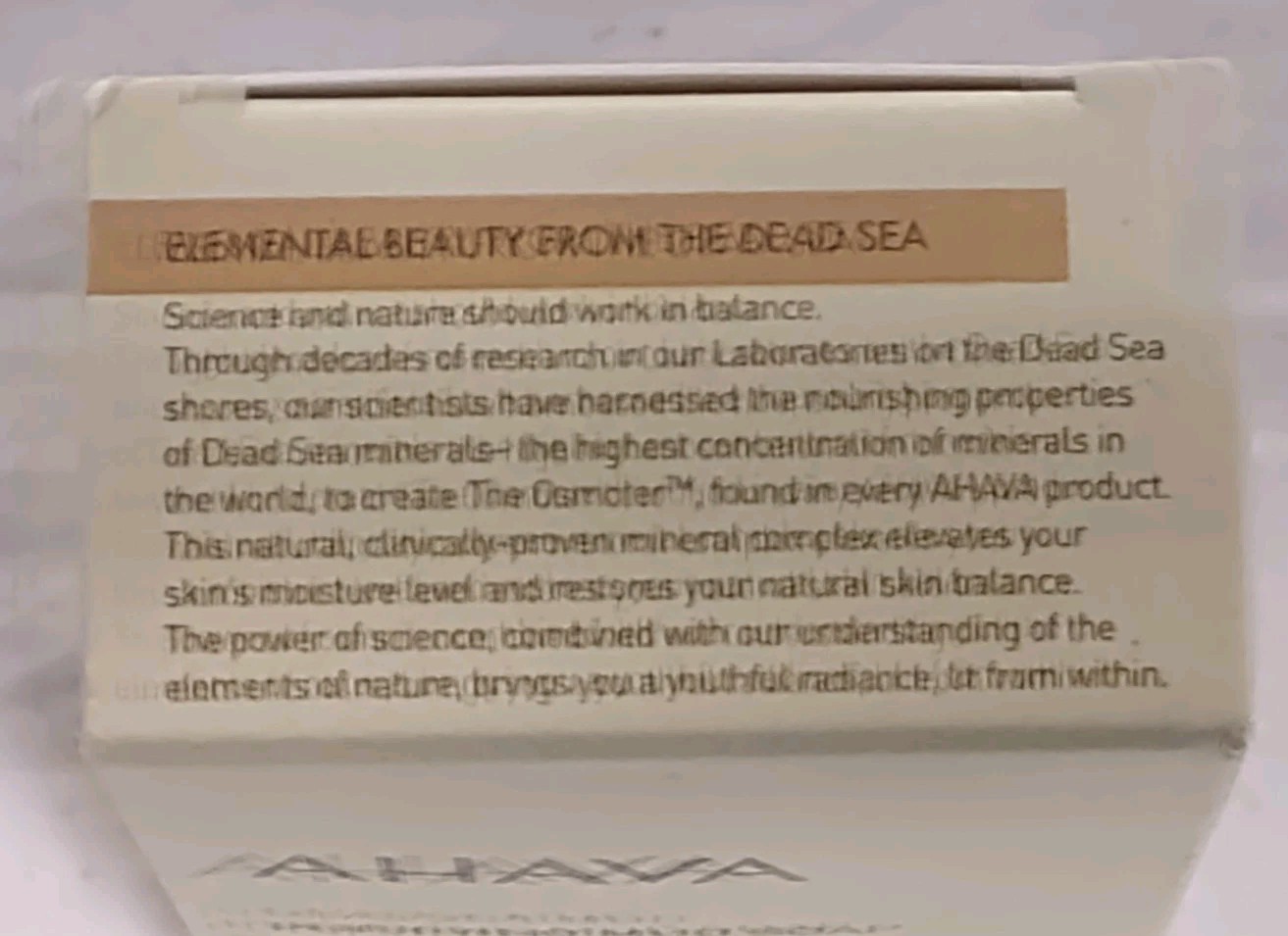 Ahava Dead Sea Purifying Mud Soap, 3.4 OZ. NEW & sealed