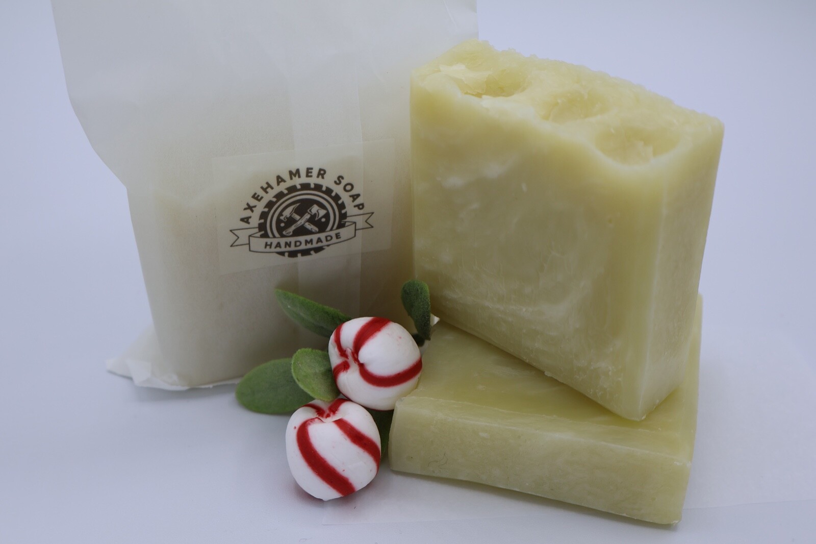 Natural Beef Tallow Soap Bars (2) Lavender, Sandalwood, Vanilla, Peppermint