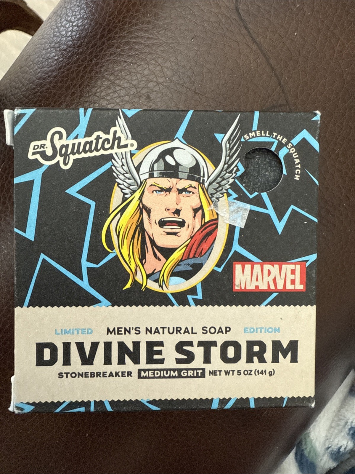 Dr. Squatch Divine Storm Thor Limited Edition Natural Soap Marvel Avengers