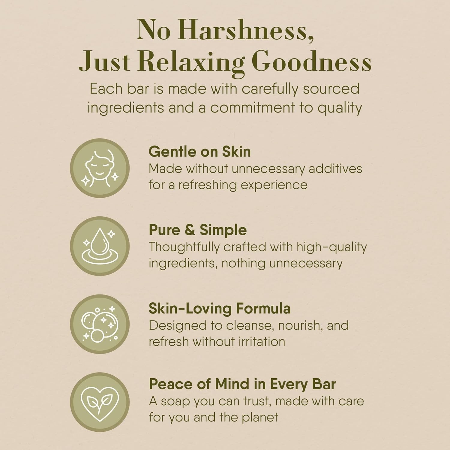 Artisan Men’s Soap Collection – Sensitive Skin Formula, 4 Travel Size Bars
