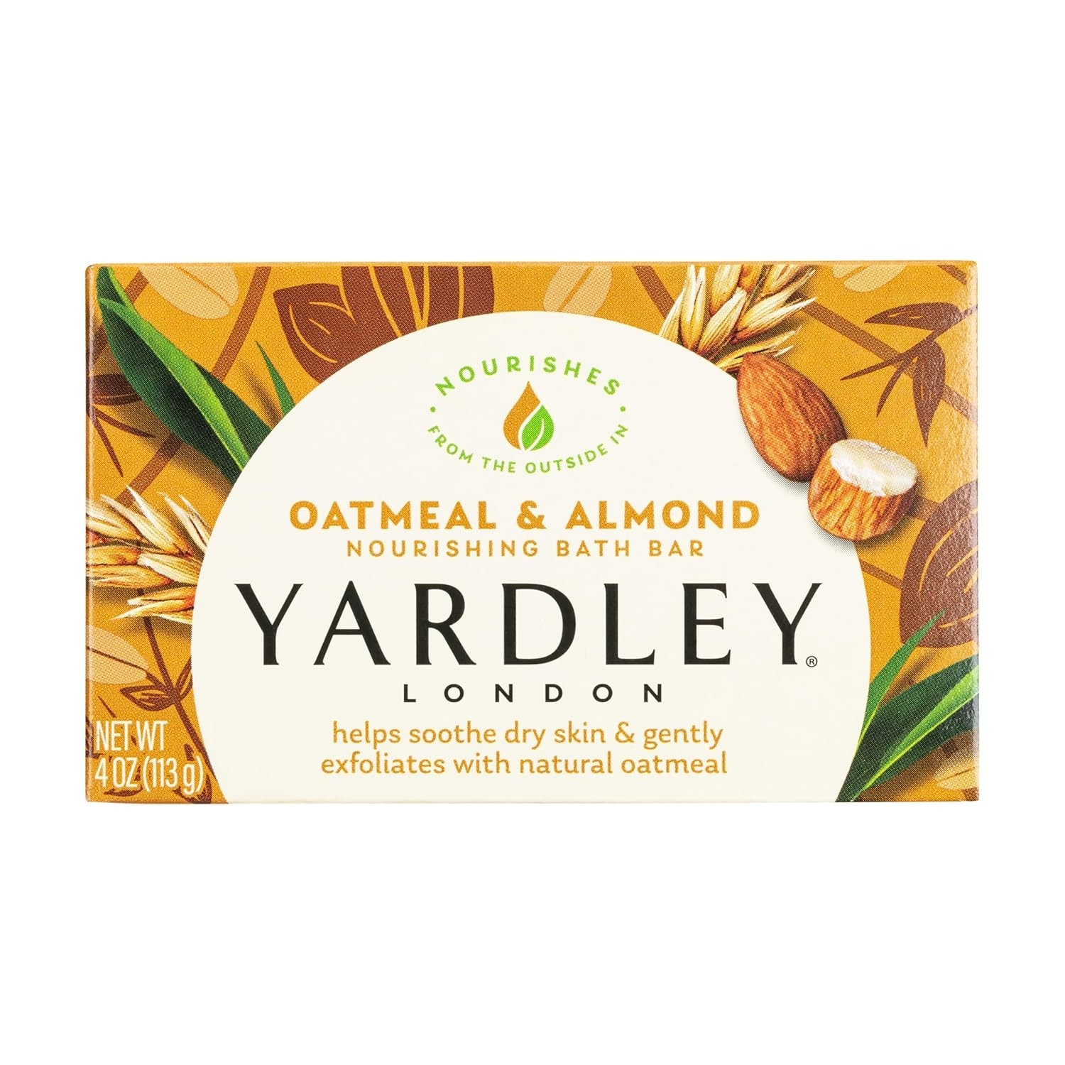 Natural Oatmeal & Almond Bar Soap for Adults – 4 Ounces of Softening Bliss