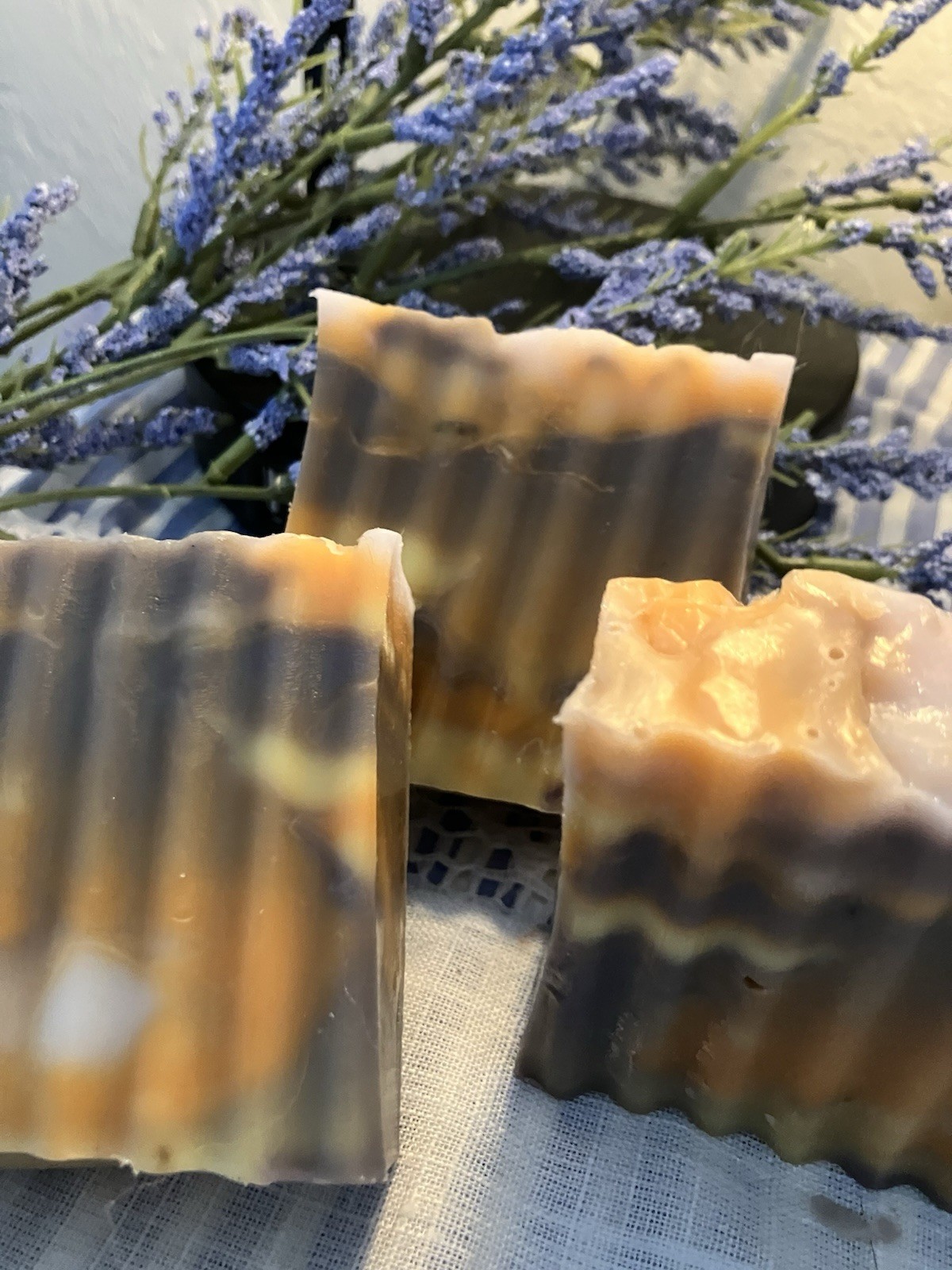PATCHOULI SANDALWOOD Scented Handmade Soap Bars-Goats Milk & Glycerin 4-5