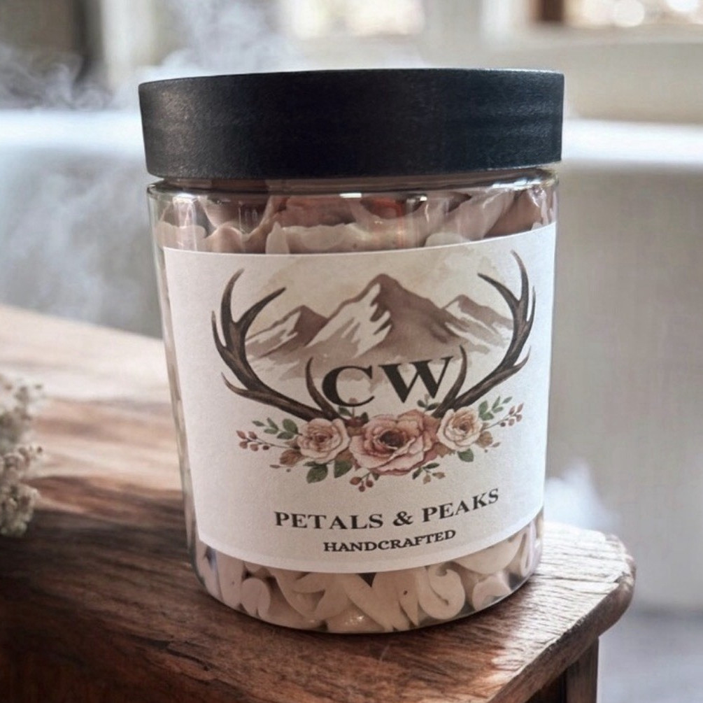 Whipped Soap / Shave Cream Amber Woods Handcrafted 8 oz for Body & Hands