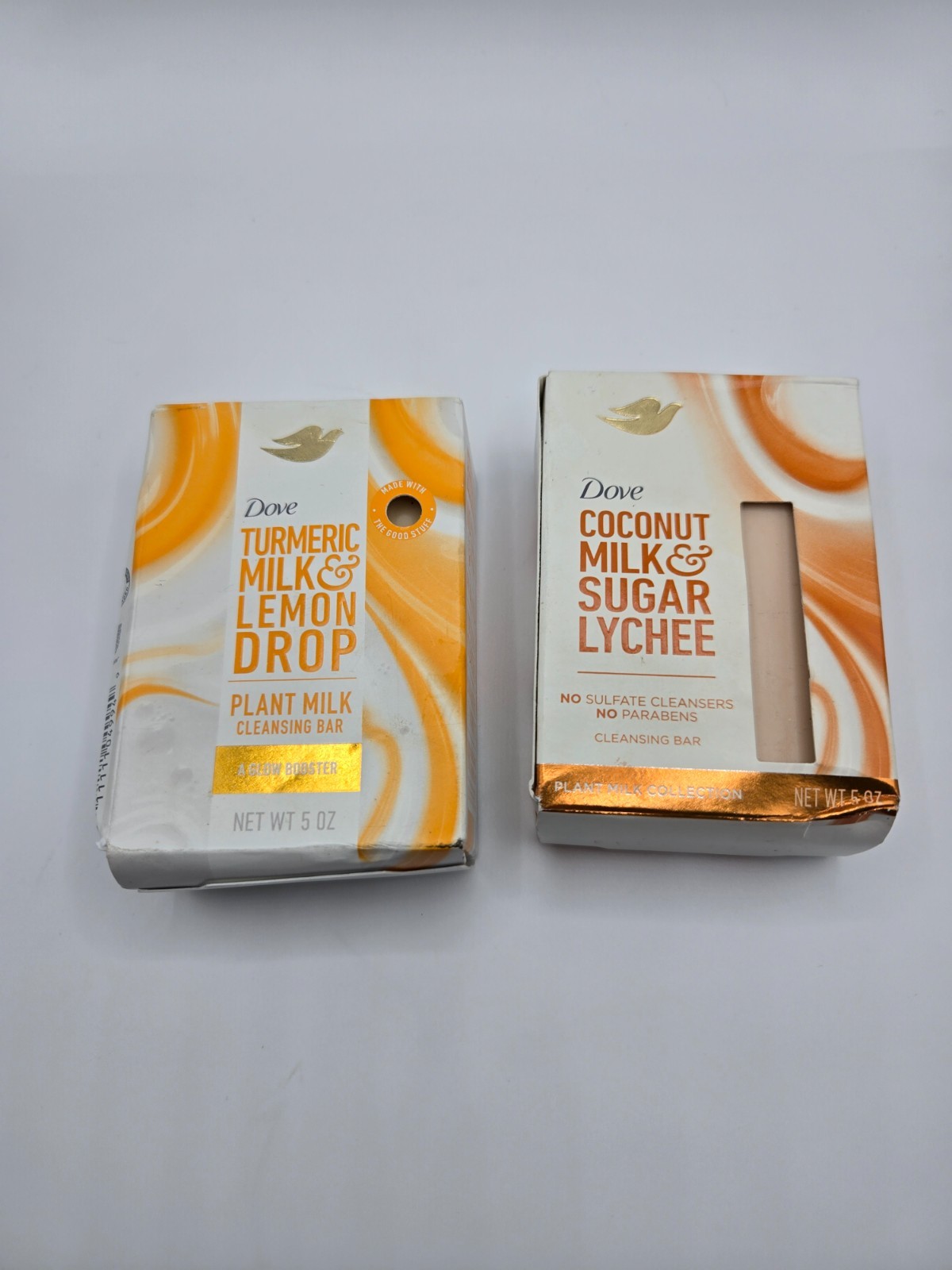 Dove Coconut Milk & Sugar Lychee And Tumeric Milk & Lemon Drop Plant Milk Bars