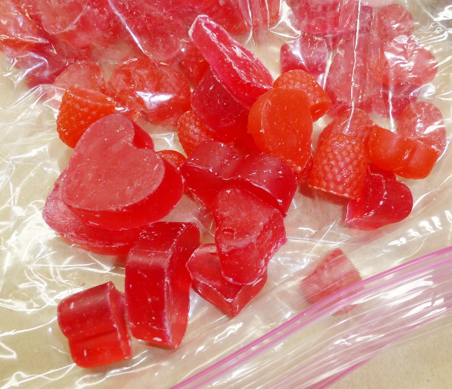Christmas Lot of Custom Party Favor Soaps Small Pieces 5 lbs