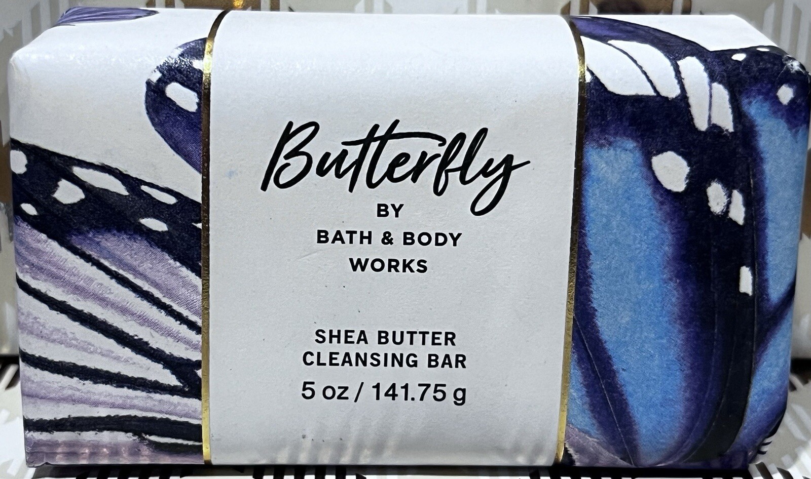 X1 BUTTERFLY Garden Spring Bath & Body Works Bar Shea Butter Cleansing Soap
