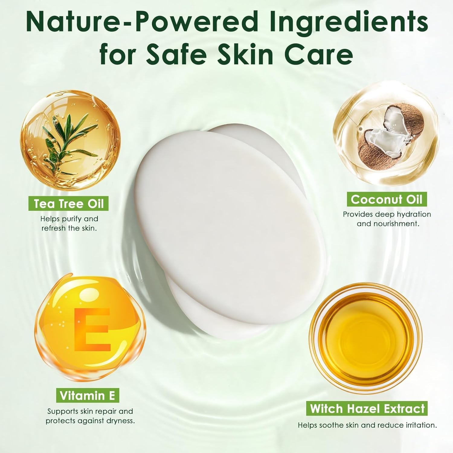 Antifungal Soap, Tea Tree Antifungal Soap Bar for Back Acne, Athlete’s Foot, …