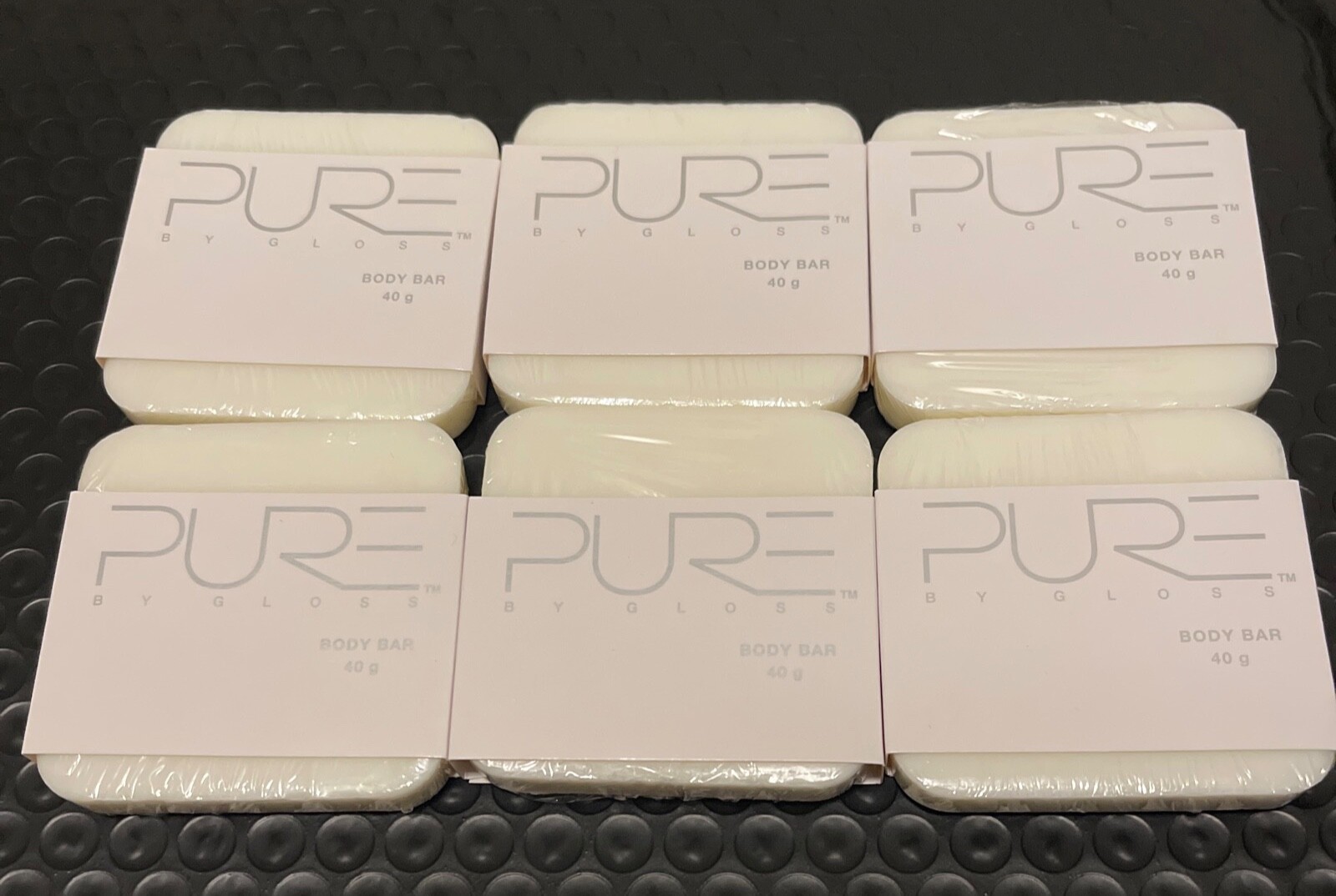 6 Bars Pure By Gloss FACE Soap Super Foam Lemon Infused 40g
