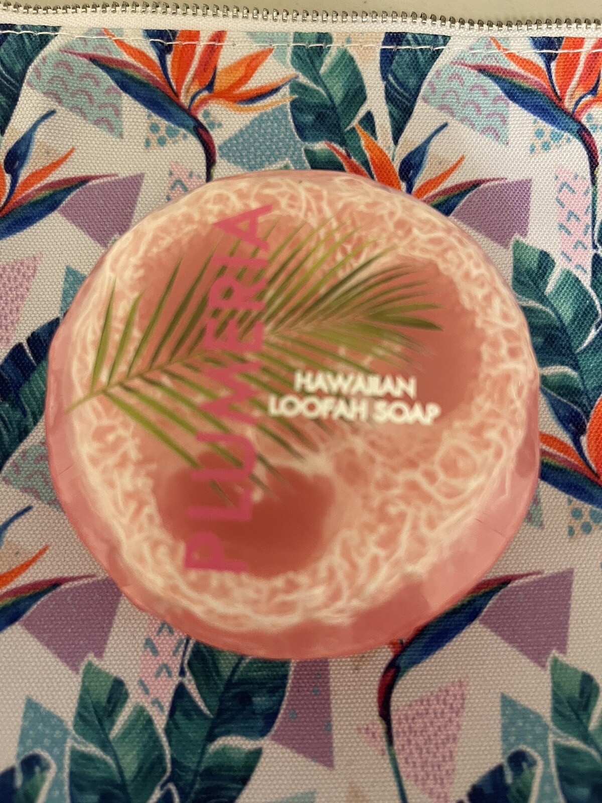 Maui Soap & Birds of Paradise Travel Pouch New