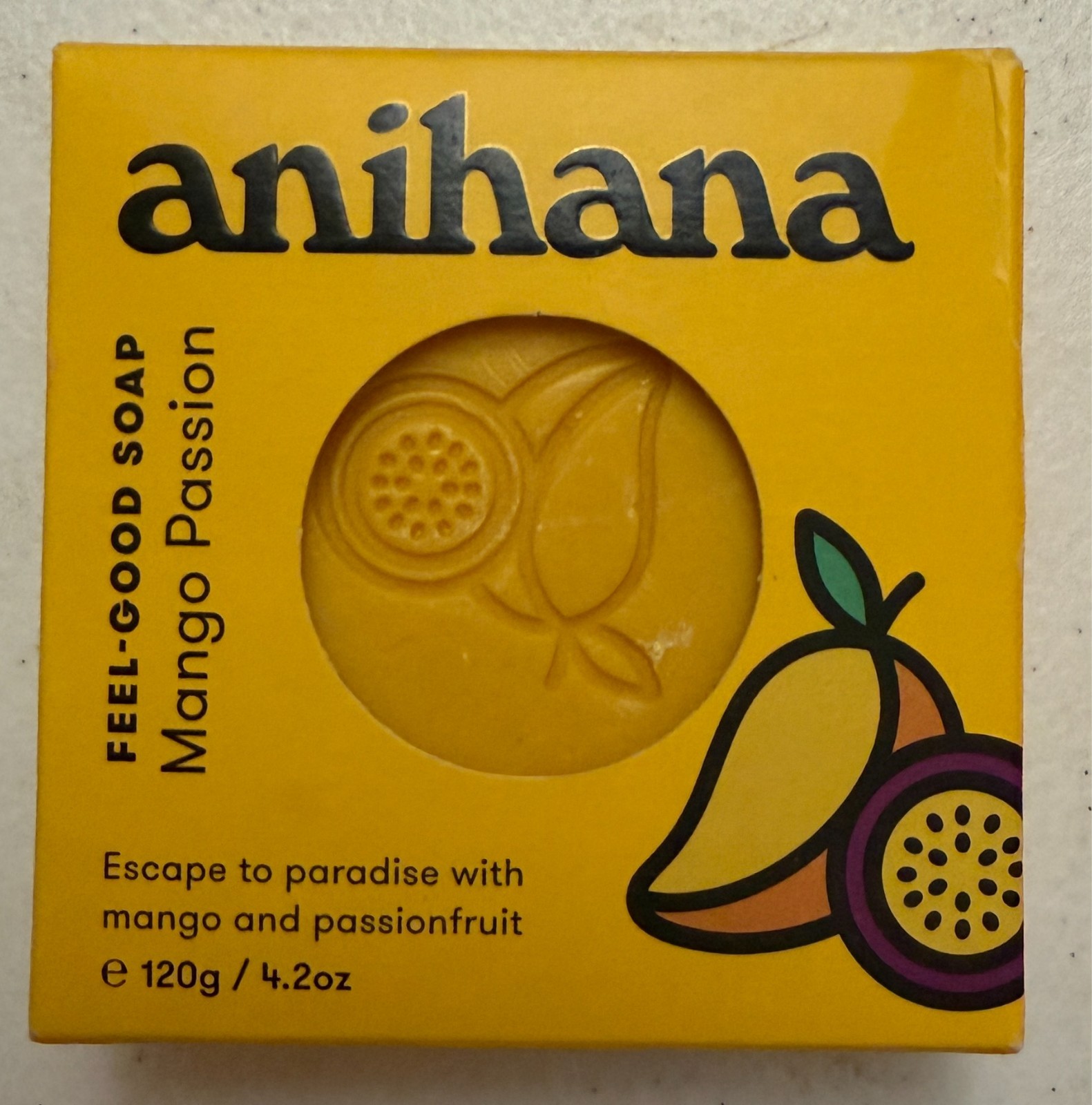 ANIHANA Feel-Good Soap Mango Passion for All Skin Types 4.2oz