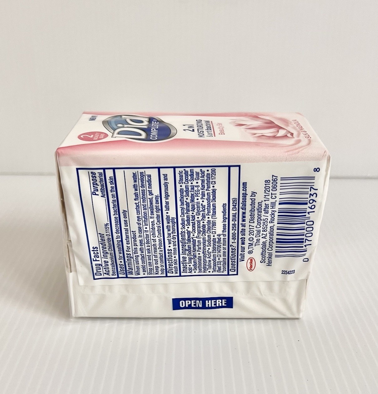 Dial Complete 2 in 1 Silk & Magnolia Beauty Bar Soap 2 Count 3.2 Oz Each