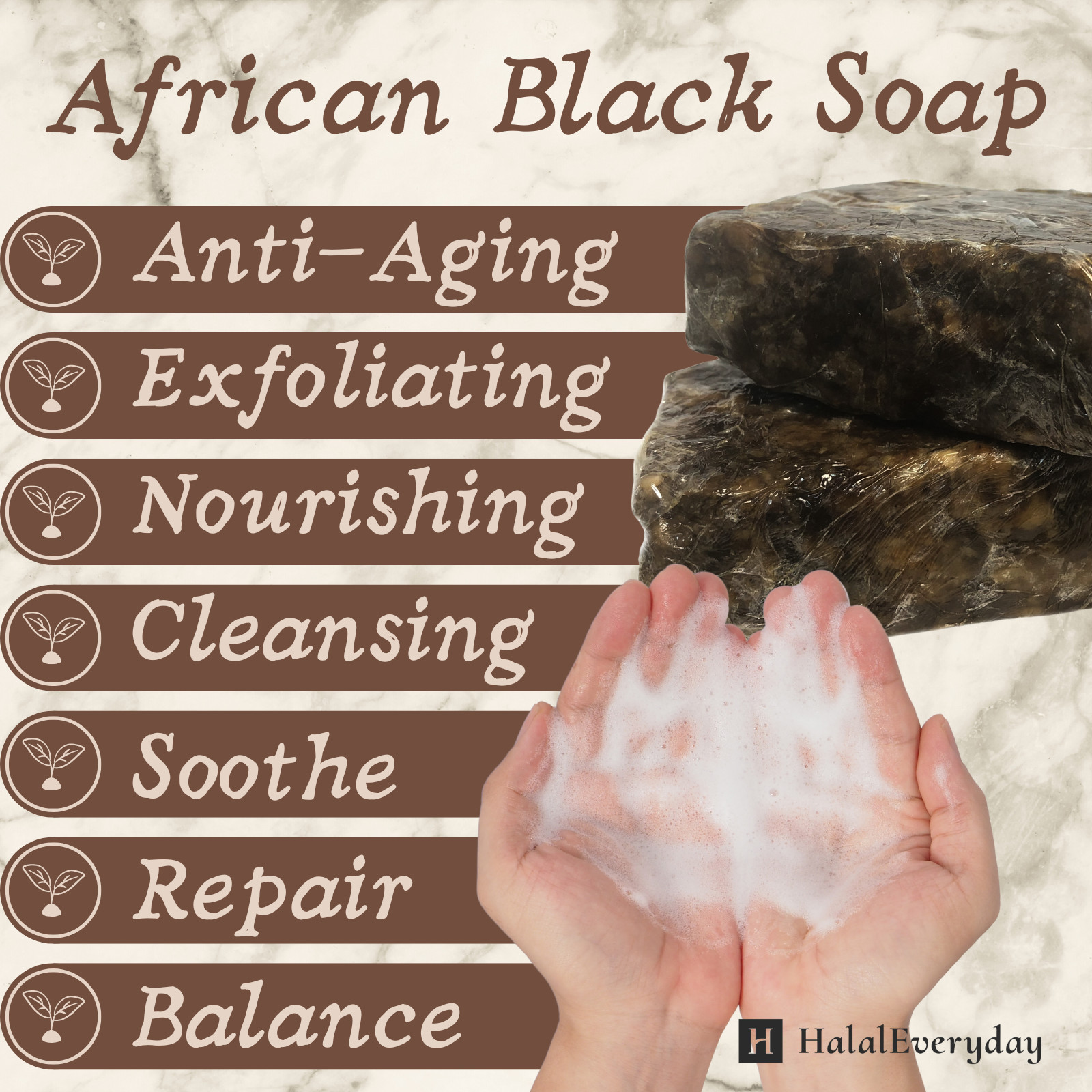 Raw African Black Soap + SHEA BUTTER Organic Unrefined 100% Pure Natural Ghana