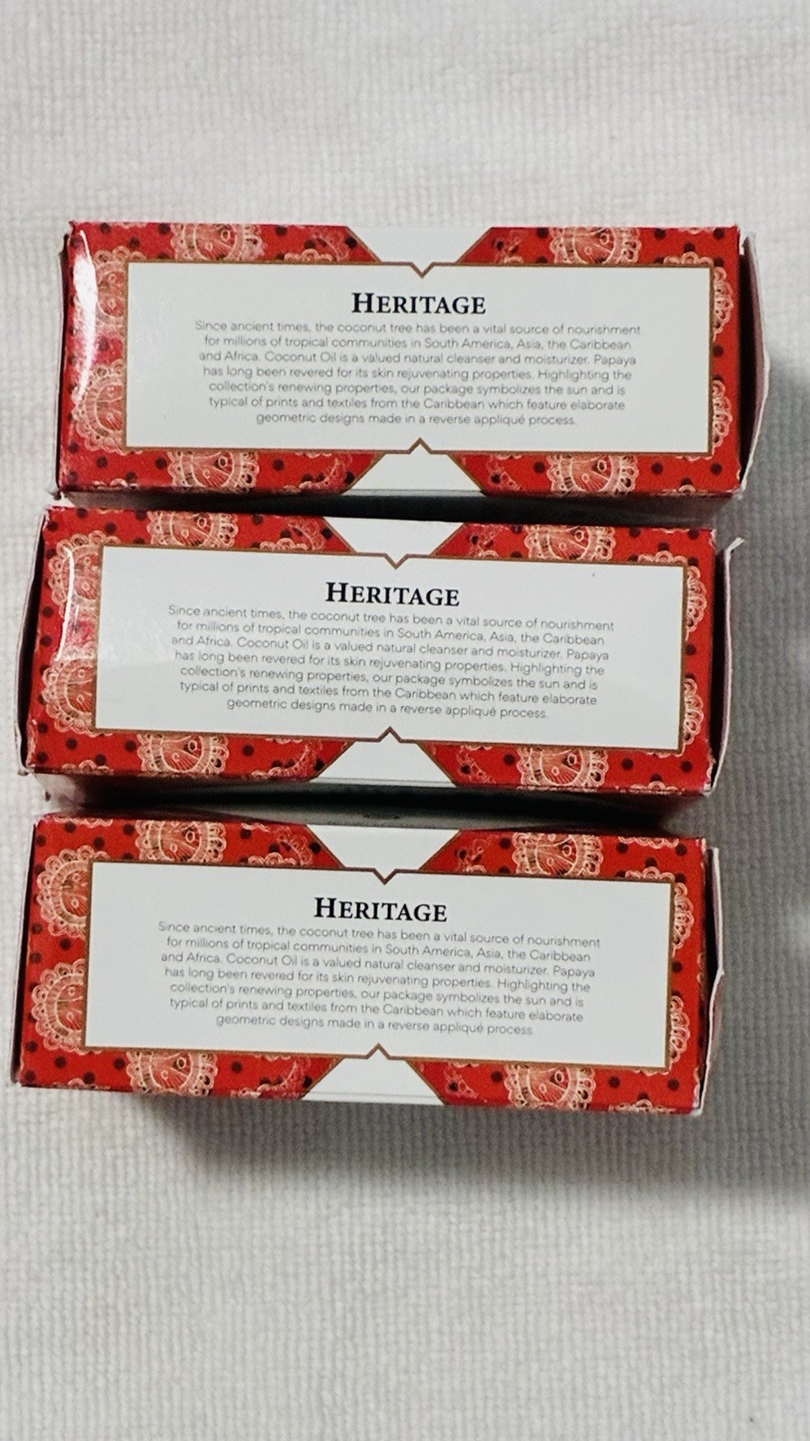 Nubian Heritage Coconut & Papaya Bar Soap 5 oz (142 gm) Polishing & Renewing
