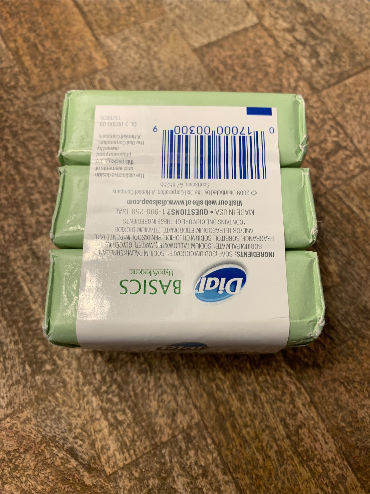 Dial Basics Hypoallergenic Bar Soap 3.2 oz x3 Discontinued Sensitive Skin New