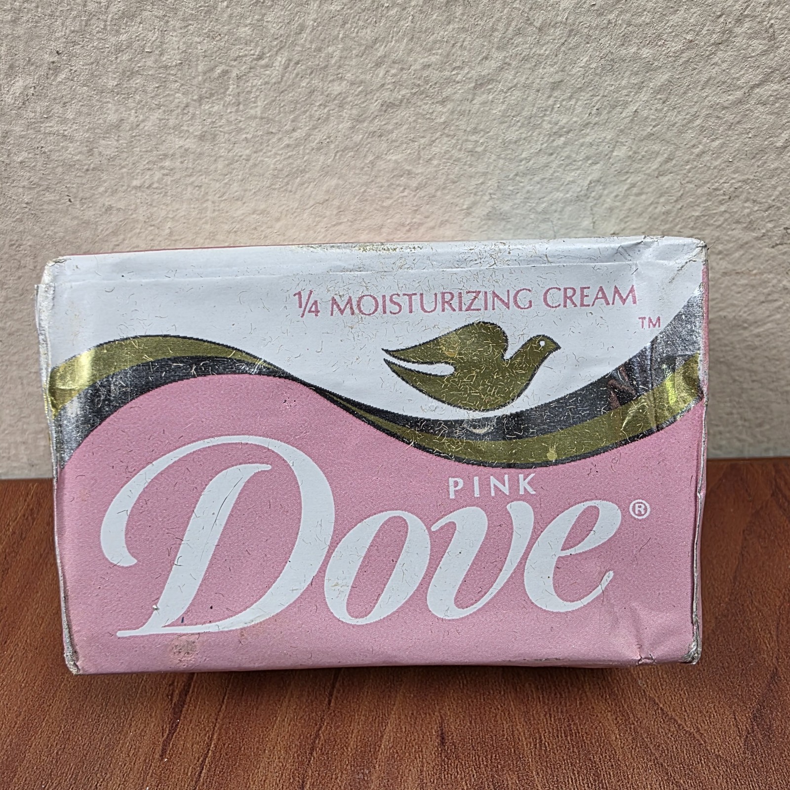Vintage Dove Pink Beauty Bar 1/4 Moisturizing Cream 3.5 Oz NEW
