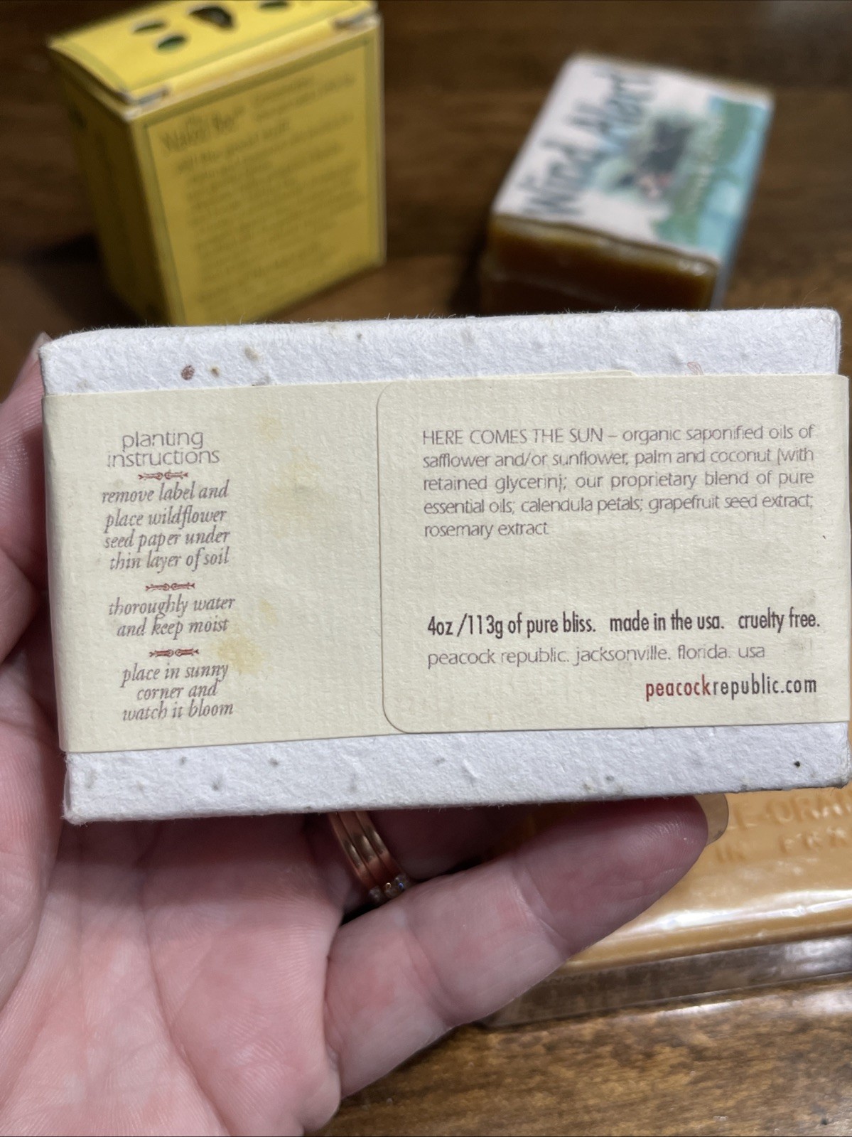 Soap Bar Lot 6 Mixed Variety Over 1 Pound Of Soap The Naked Bee Durance France