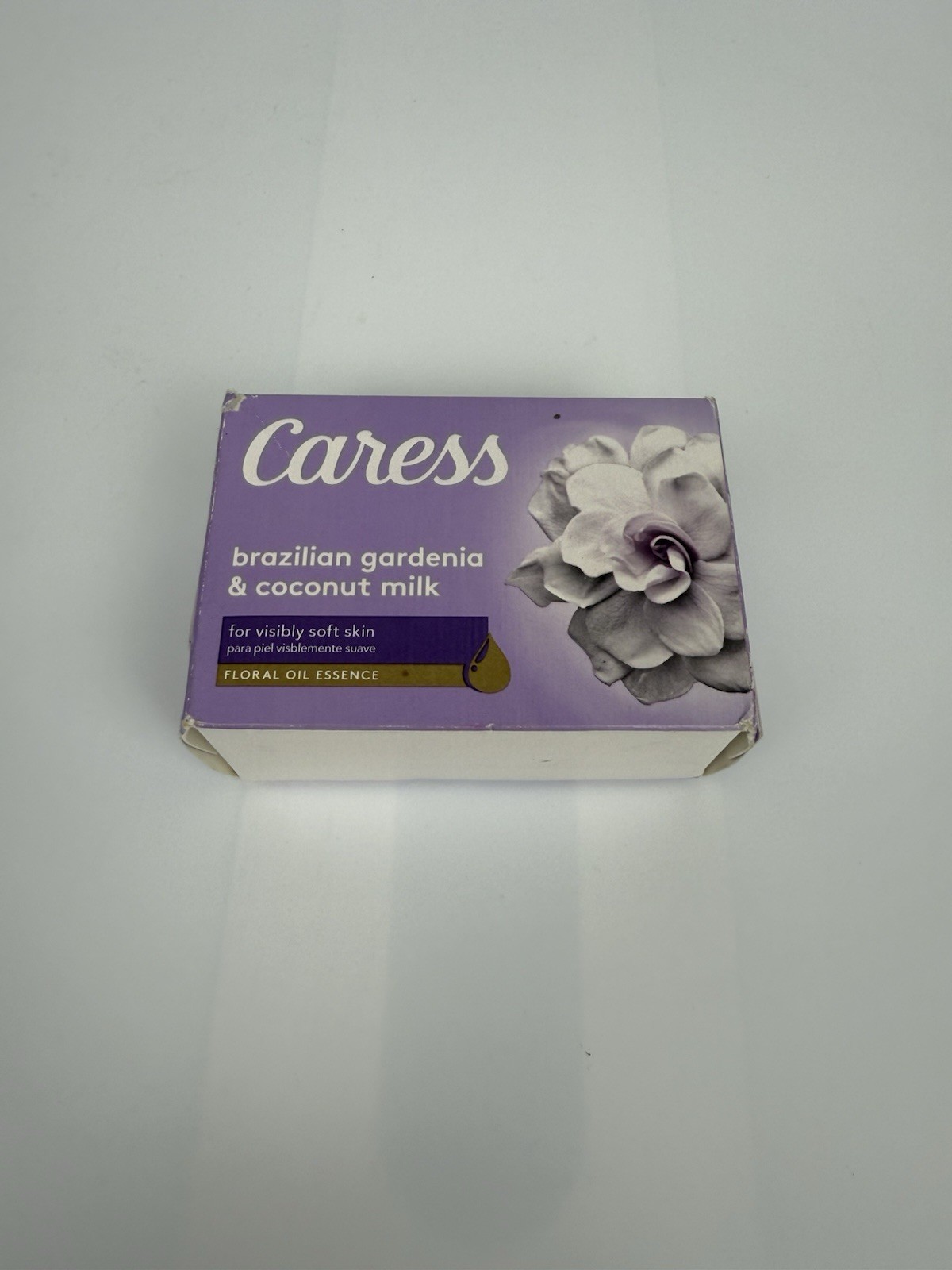 CARESS 3.15oz Brazilian Gardenia/Coconut Milk (1) BAR Soap NIB