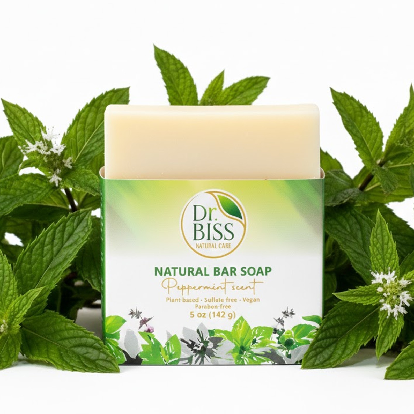 Dr. BISS Olive Oil Blend Bar Soap 5 oz – Lavender, Peppermint & Unscented