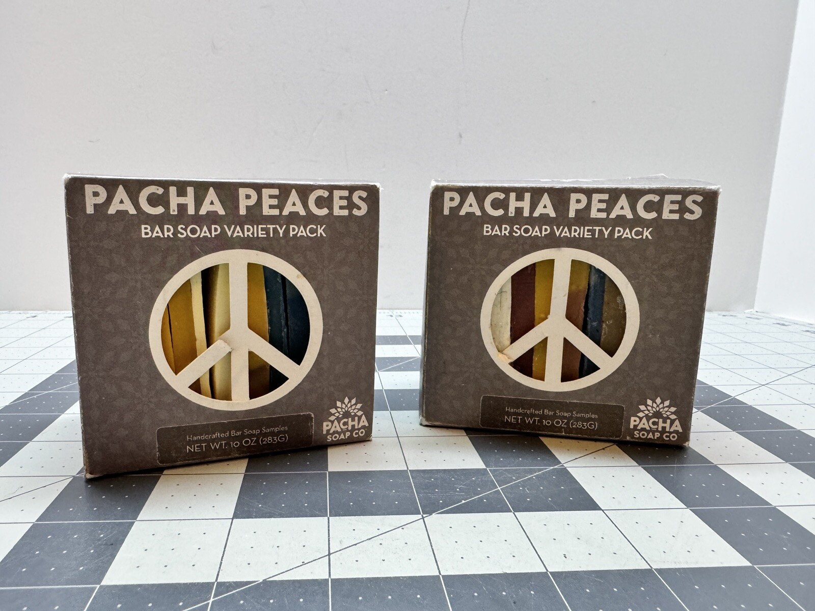 2 x PACHA SOAP Pacha Peaces Bar Soap Variety Pack, 10oz Each