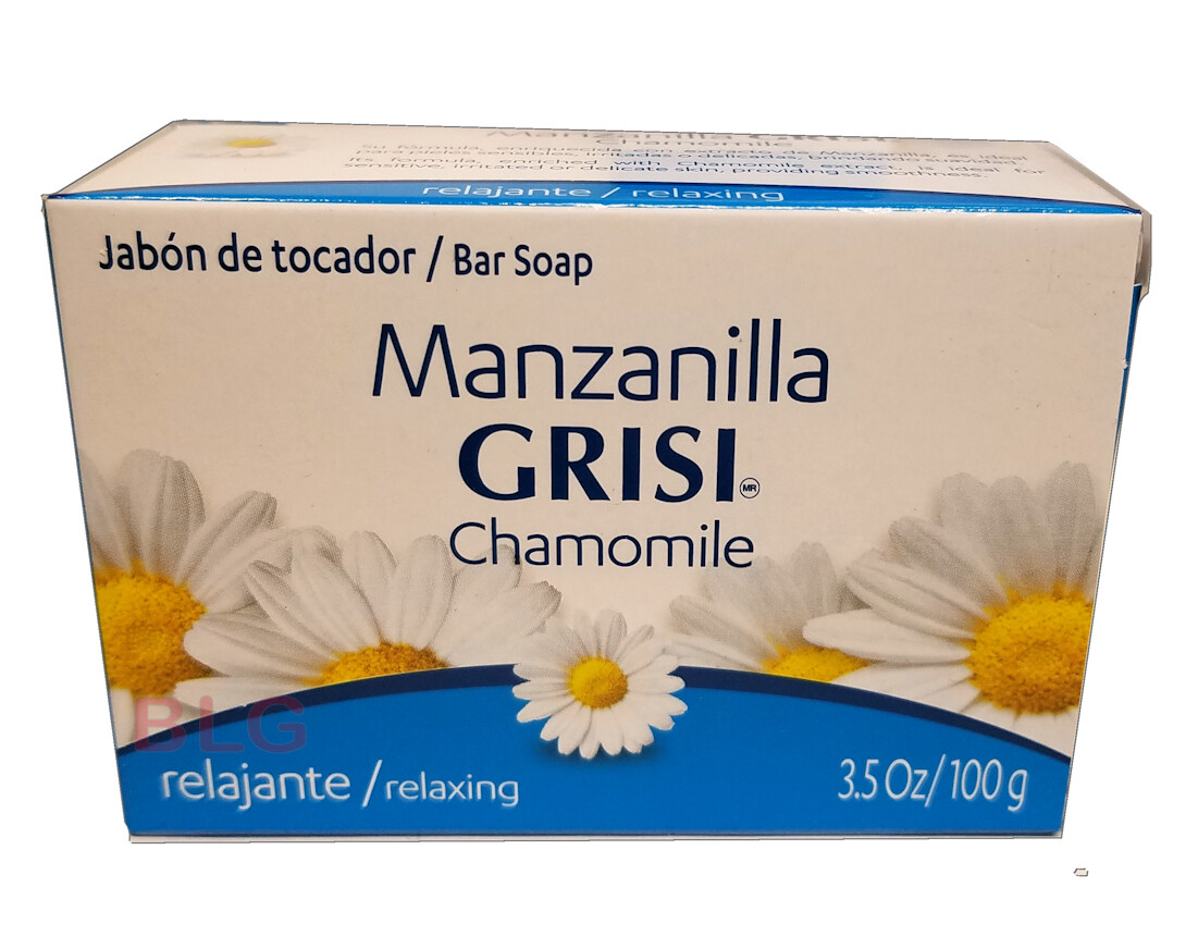 CHAMOLILE RELAXING SOAP Scented 3.5oz Face Hand Jabon Relajante Manzanilla 1Bar