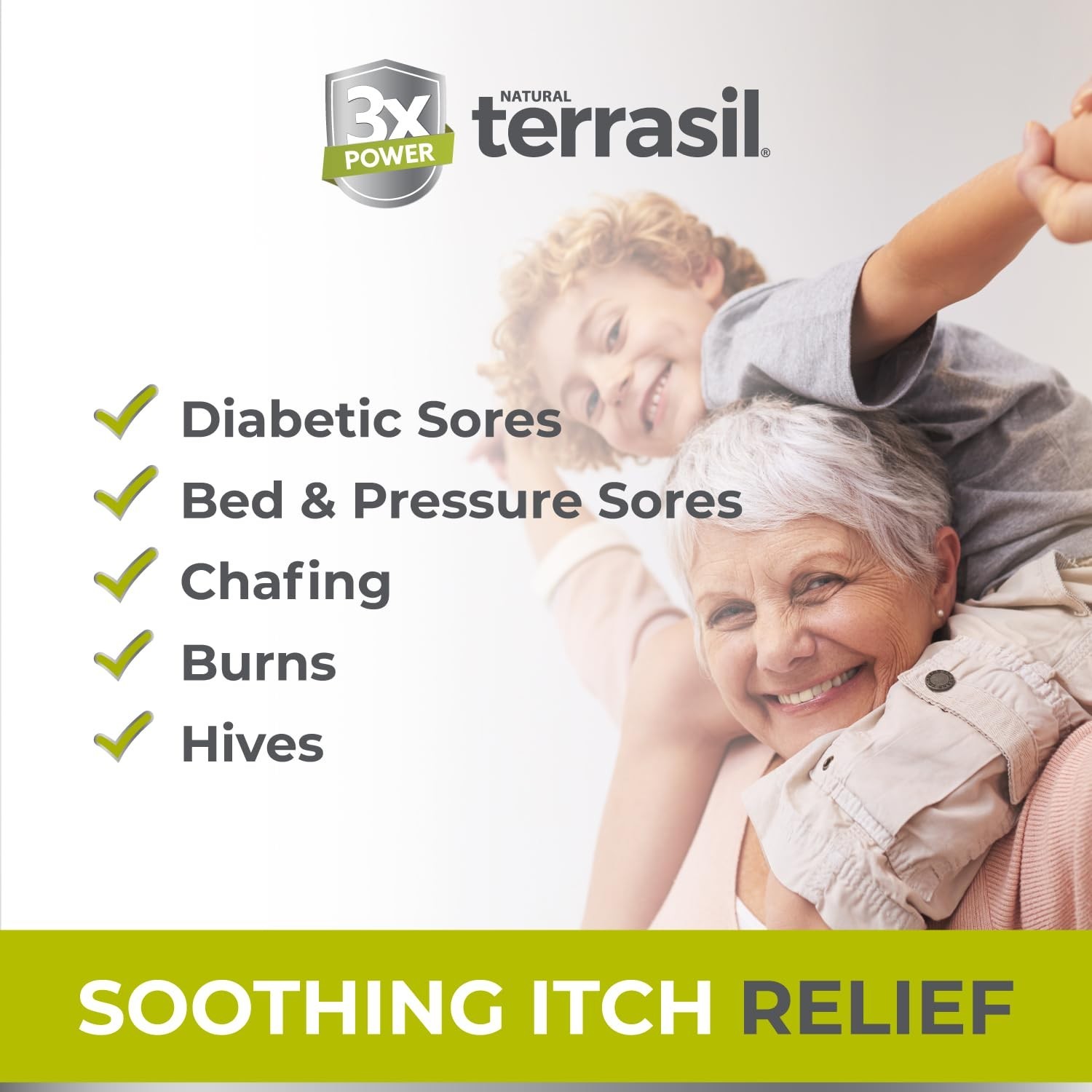terrasil Calendula Soap Bar – Relief for Irritated & Itchy Skin, Sensitive Skin,
