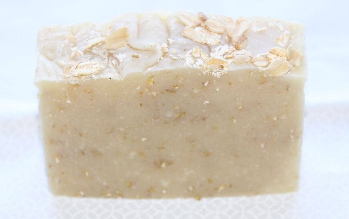 Honey Oatmeal Goat Soap. Whole loaves (36 – 38 oz. & 8 /12 in. long) Homemade