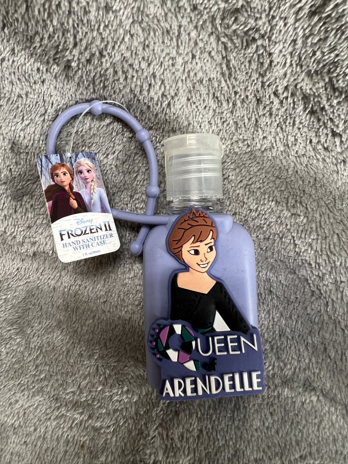 Lot Of 3 Disney Frozen II Hand Sanitizer Gel with silicon case new Backpack
