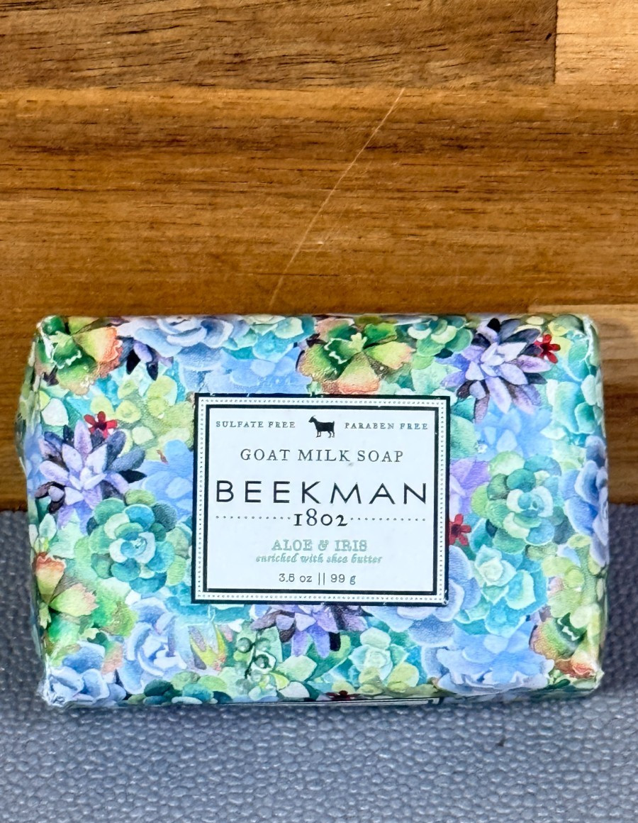 Beekman 1802 Aloe & Iris Goat Milk Soap Bar 3.5 Oz Shea Butter New