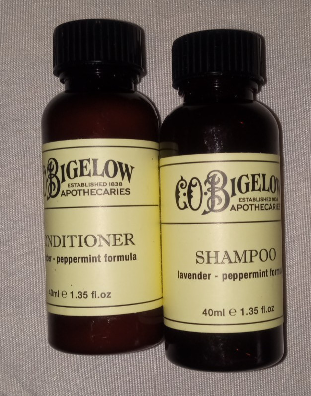 CO Bigelow Lavender Peppermint Formula Soap Shamp Cond & Lotion Travel Lot