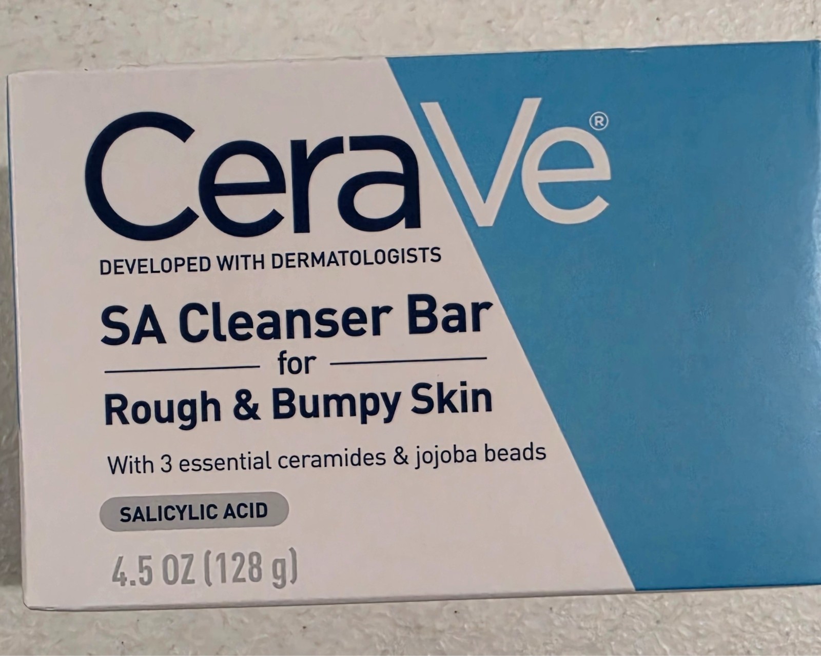 CeraVe SA Cleanser Bar for Rough and Bumpy Skin