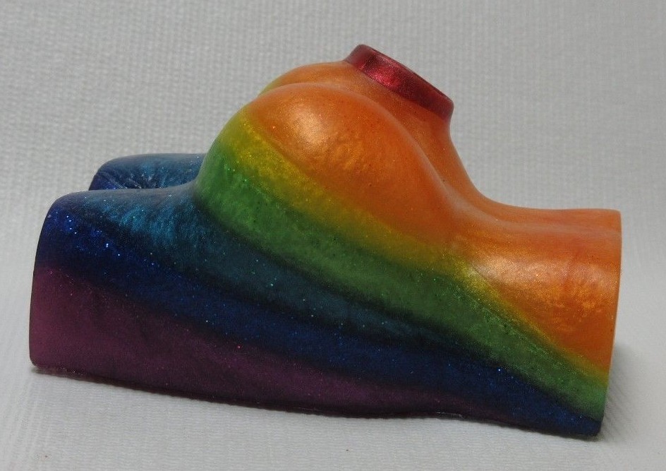 Rainbow’s End, cedar, sage, coriander & citrus “Peace of Ass” butt shaped soap