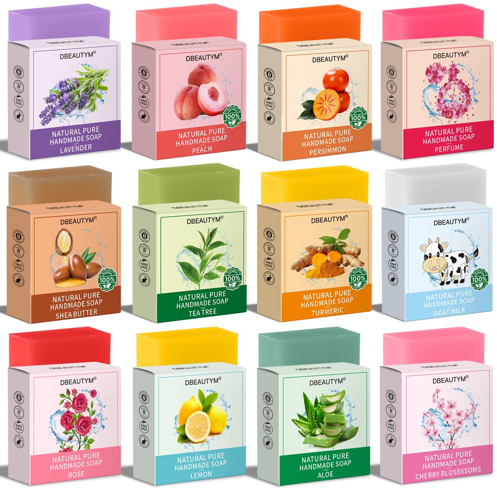 12 Pack Bar Soap Gifts,Mother Day Gift Bulk,Stocking Stuffers for Teen Girls,…