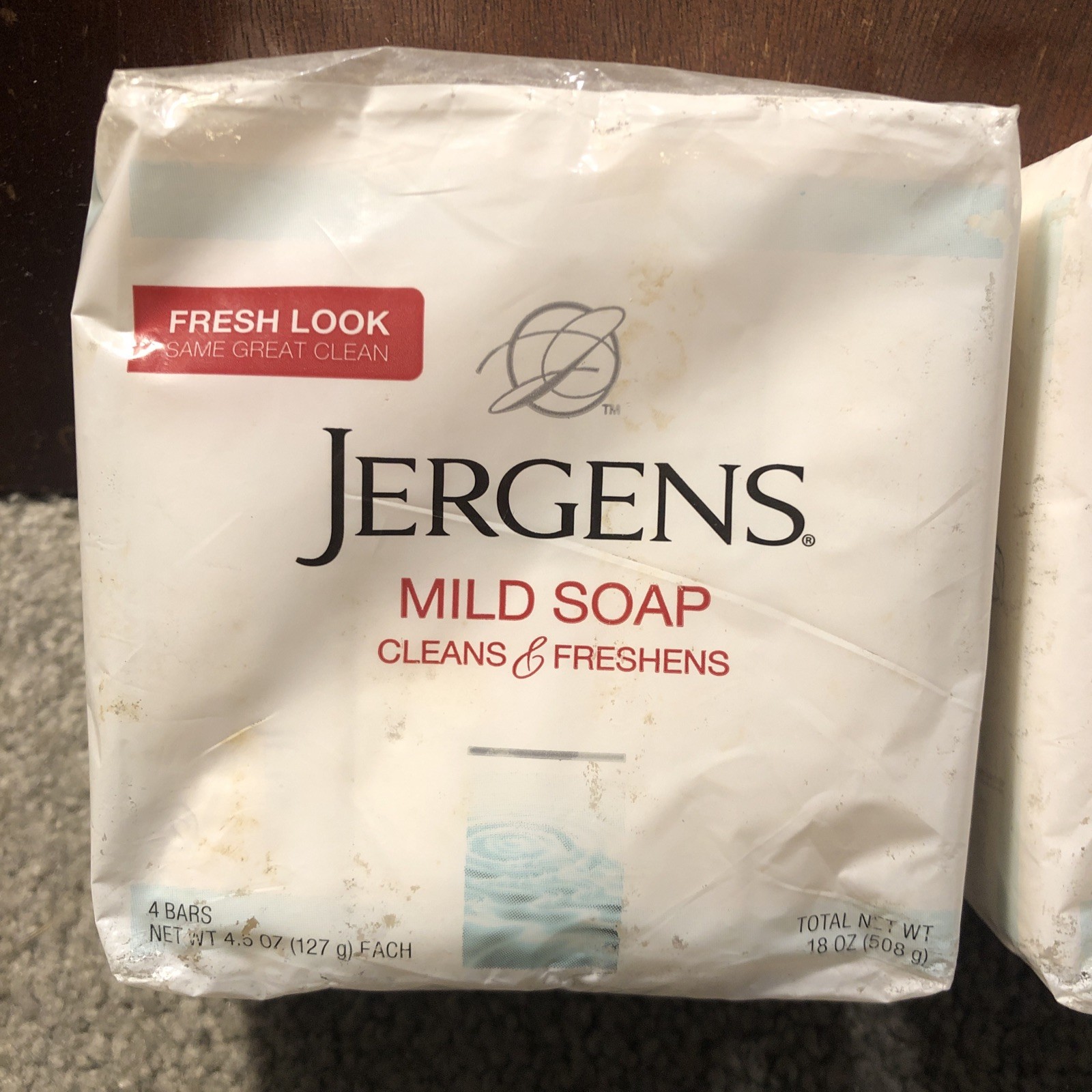 READ – X2 Jergens Mild Soap, Cleans & Freshens, 4 Bars- 4.5oz Each (18oz Total)