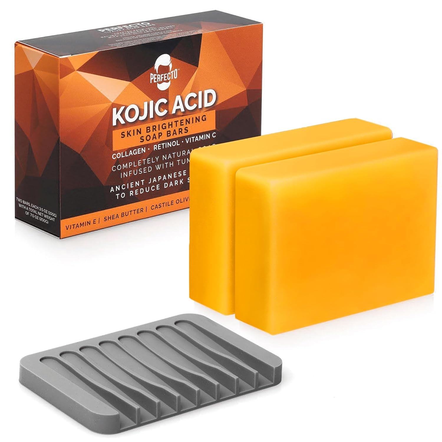 Perfecto Kojic Acid Soap Bar for Hyperpigmentation – All-Natural Kojic Acid Turm