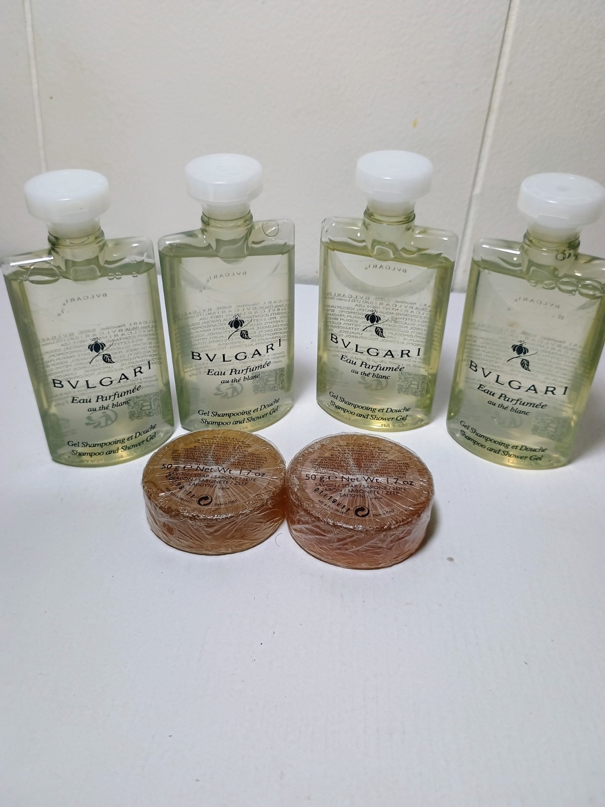 Bvlgari Lot White Tea Au the Blanc Shampoo/Glycerin Soap