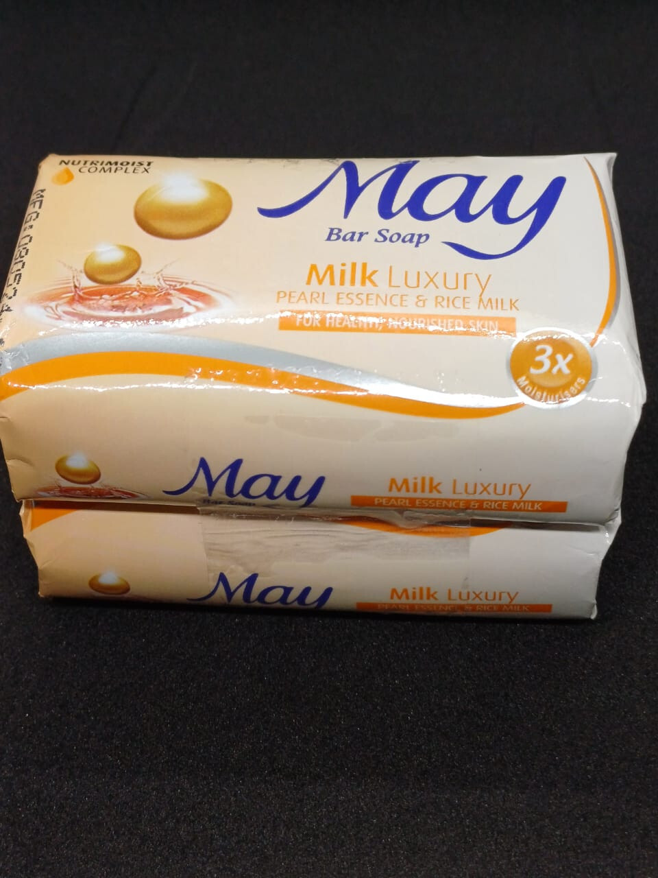 BODY BAR SOAP MAY BRAND – DIAMOND DAZZLE & MILK LUXURY 75GM X 4